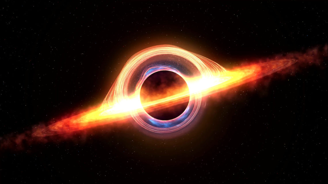 A roaming black hole just demolished a star and sucked it dry