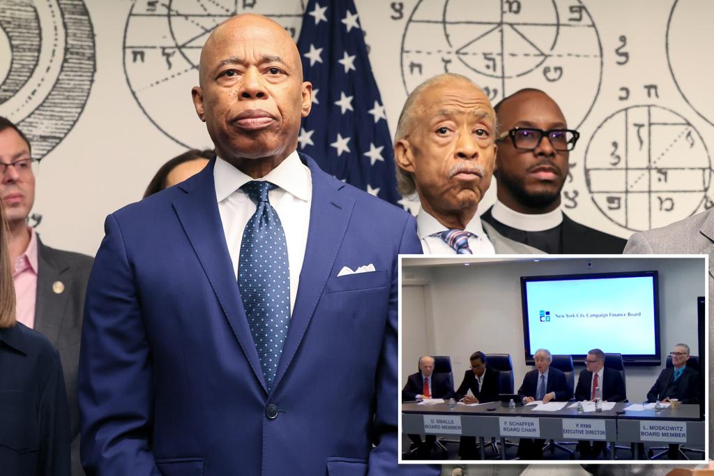 Adams sues NYC Finance Board over denial of $3.4 million in matching funds