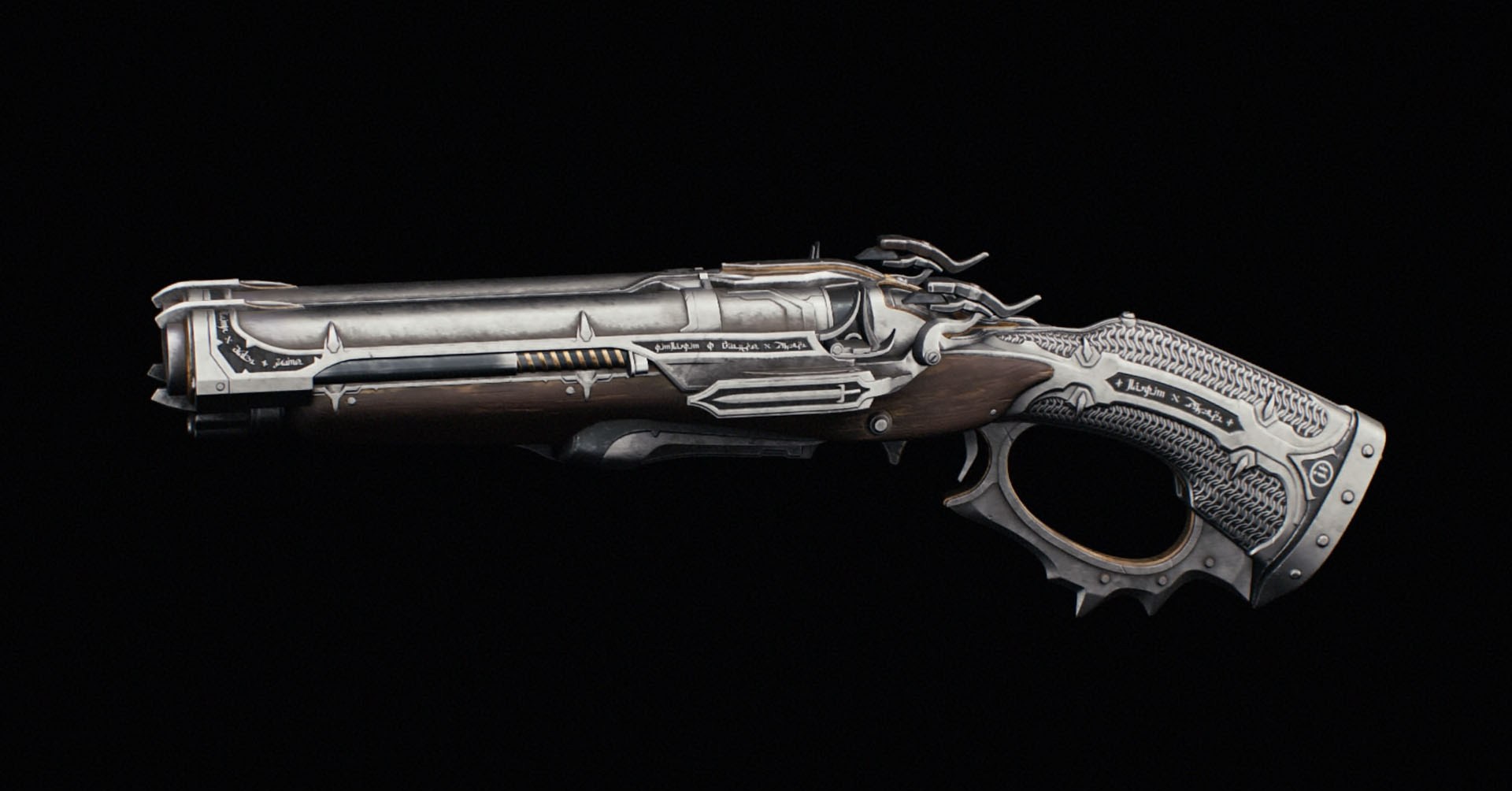 A small double-barrel shotgun that you can use in Doom: The Dark Ages. It shoots two shells at a time. Although it’s a powerful gun, it takes a lot of time to reload it.