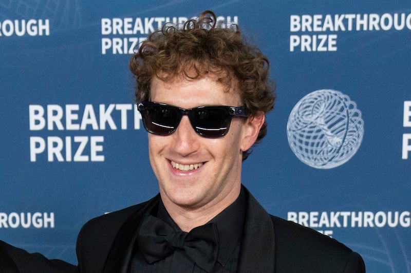 Mark Zuckerberg in Santa Monica, California.