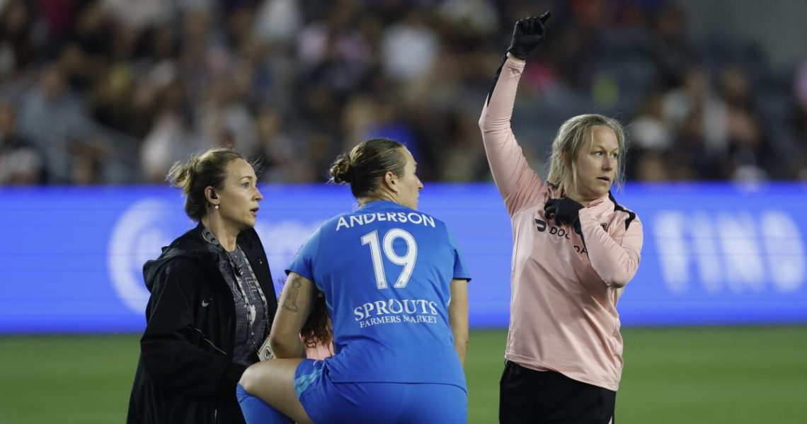 Angel City defender Savy King, who collapsed during game, has heart surgery