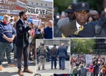 Angry NYC crowd protests Newark Mayor Ras Baraka’s arrest at ICE detention center