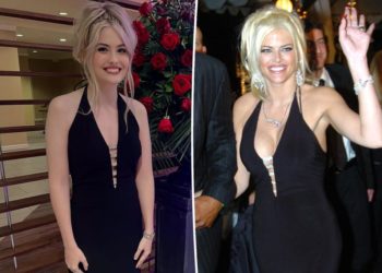 Anna Nicole Smith’s look-alike daughter, Dannielynn, 18, wears late mom’s iconic dress ahead of Kentucky Derby