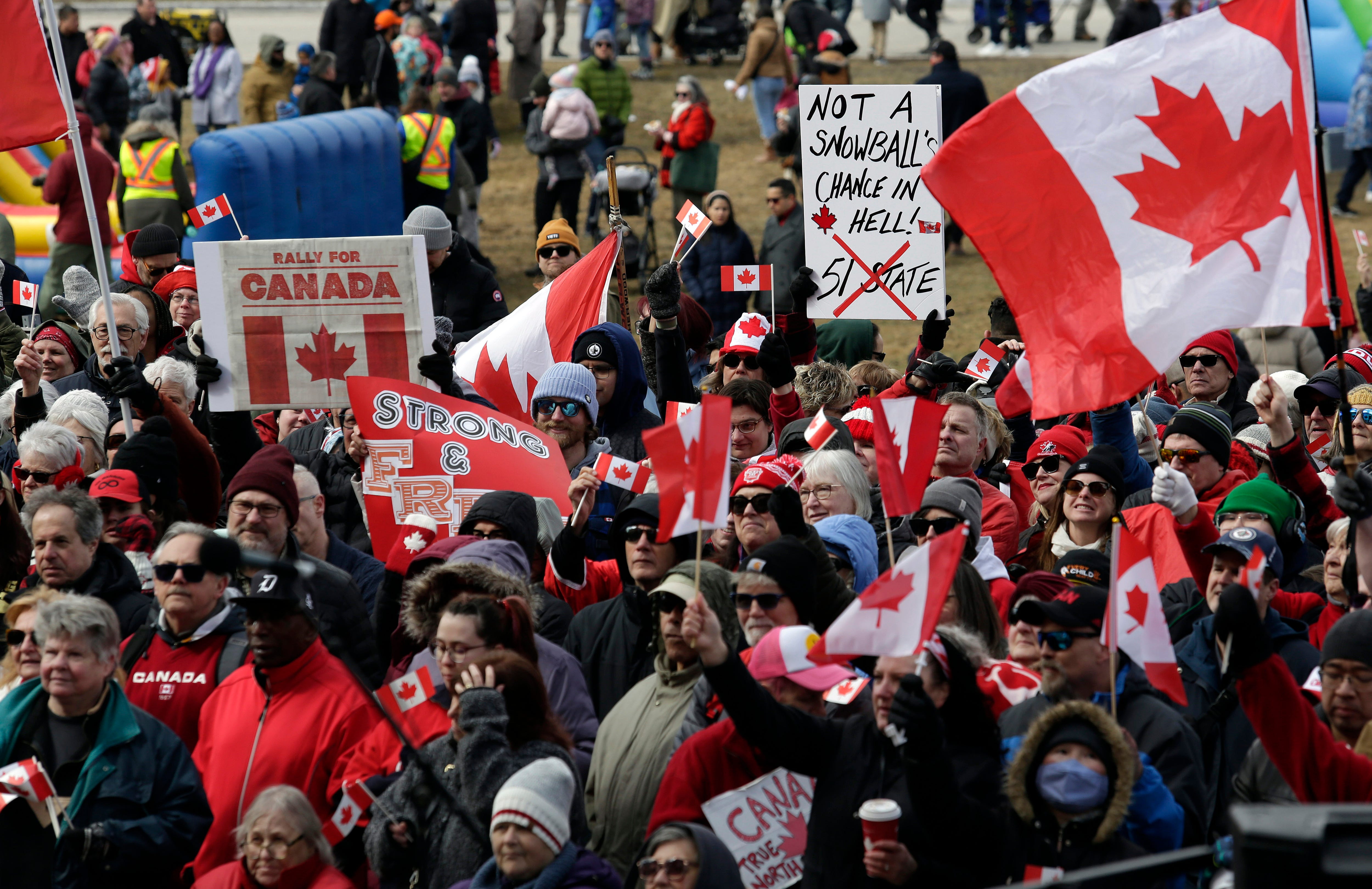 Canadians protest