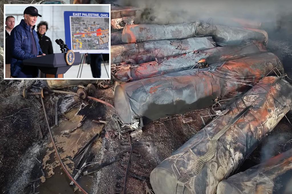 Biden White House insisted families were safe after toxic East Palestine derailment — but behind the scenes, admin warned of ‘cancer cluster’