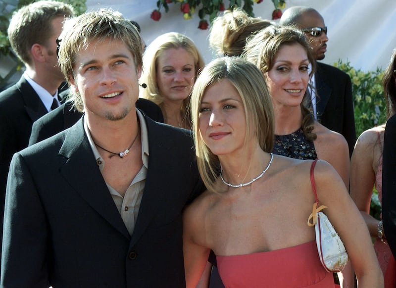 Brad Pitt and Jennifer Aniston in 2000.
