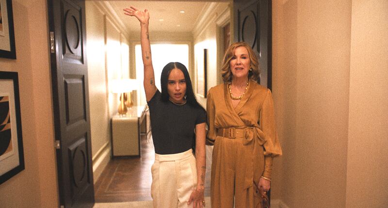 Zoë Kravitz and Catherine O’Hara in The Studio.