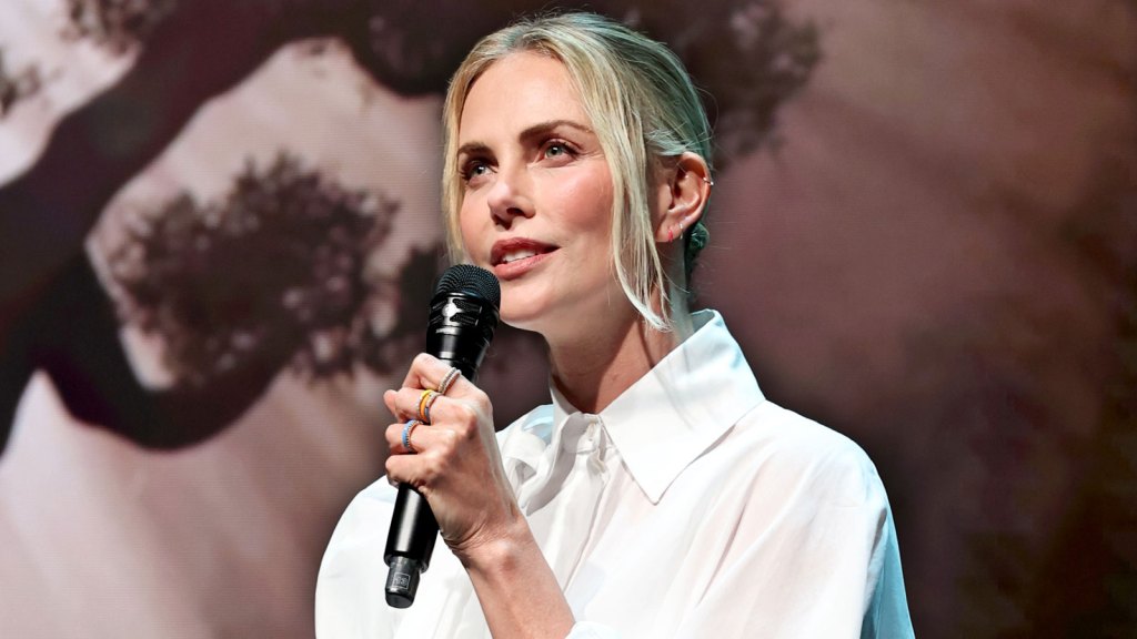Charlize Theron Appears At Netflix Upfront Following Injury On Set Of ‘Apex’: “My Cute Boot Is Hiding A Fractured Toe”