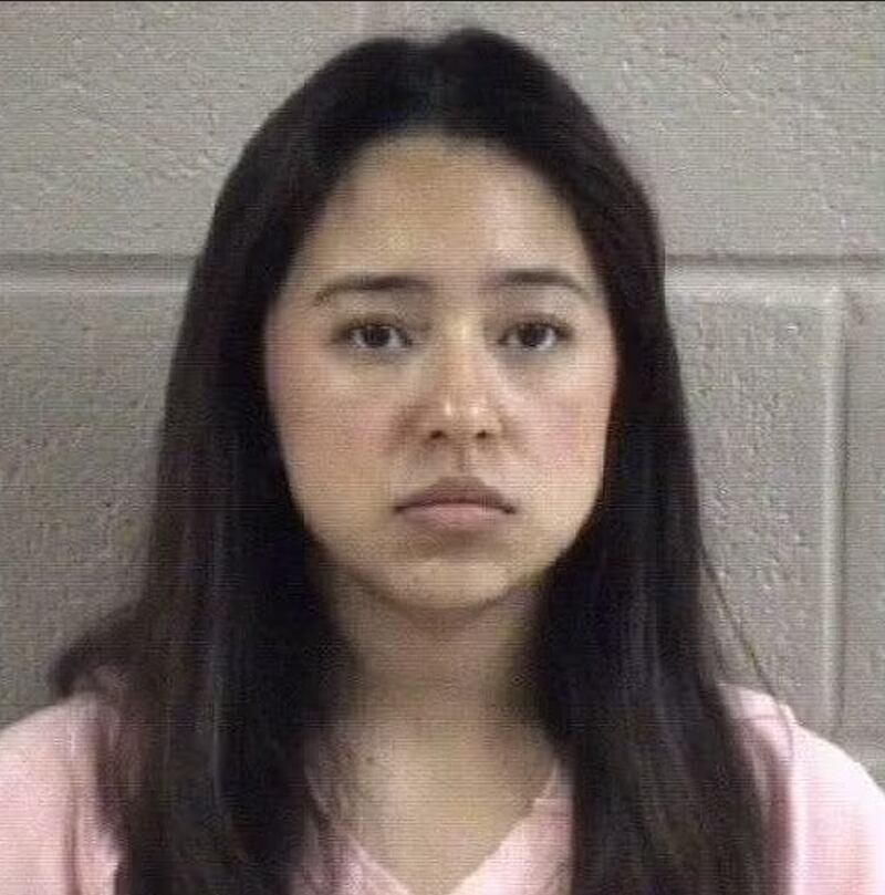 Ximena Arias-Cristobal, 19, allegedly turned right at a red light in Dalton, Georgia, on Monday. She now faces a month before seeing a judge, and possible deportation.