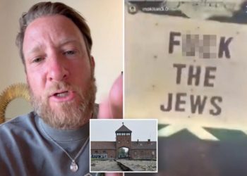Dave Portnoy says Auschwitz offer to man allegedly involved in antisemitic sign is revoked