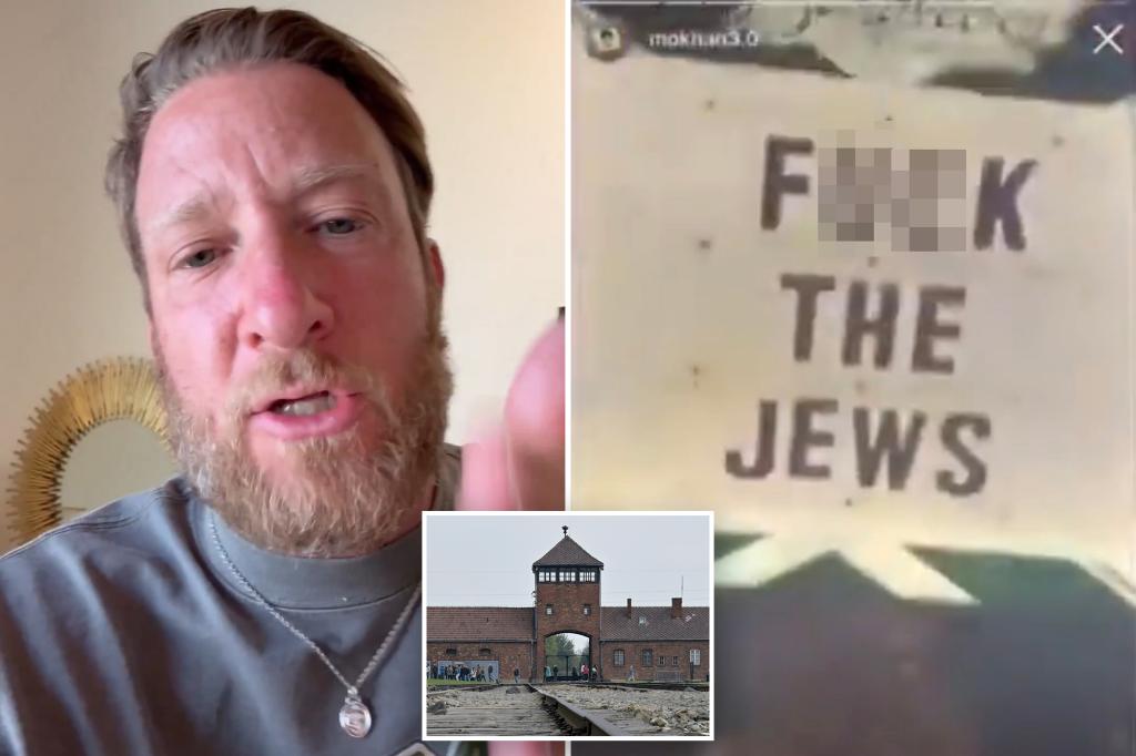 Dave Portnoy says Auschwitz offer to man allegedly involved in antisemitic sign is revoked