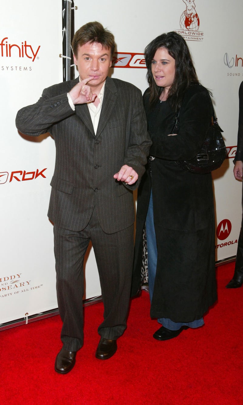 NEW YORK - AUGUST 29: Actor Mike Myers and his wife arrives arrive at Sean P. Diddy Combs and Guy Oseary's