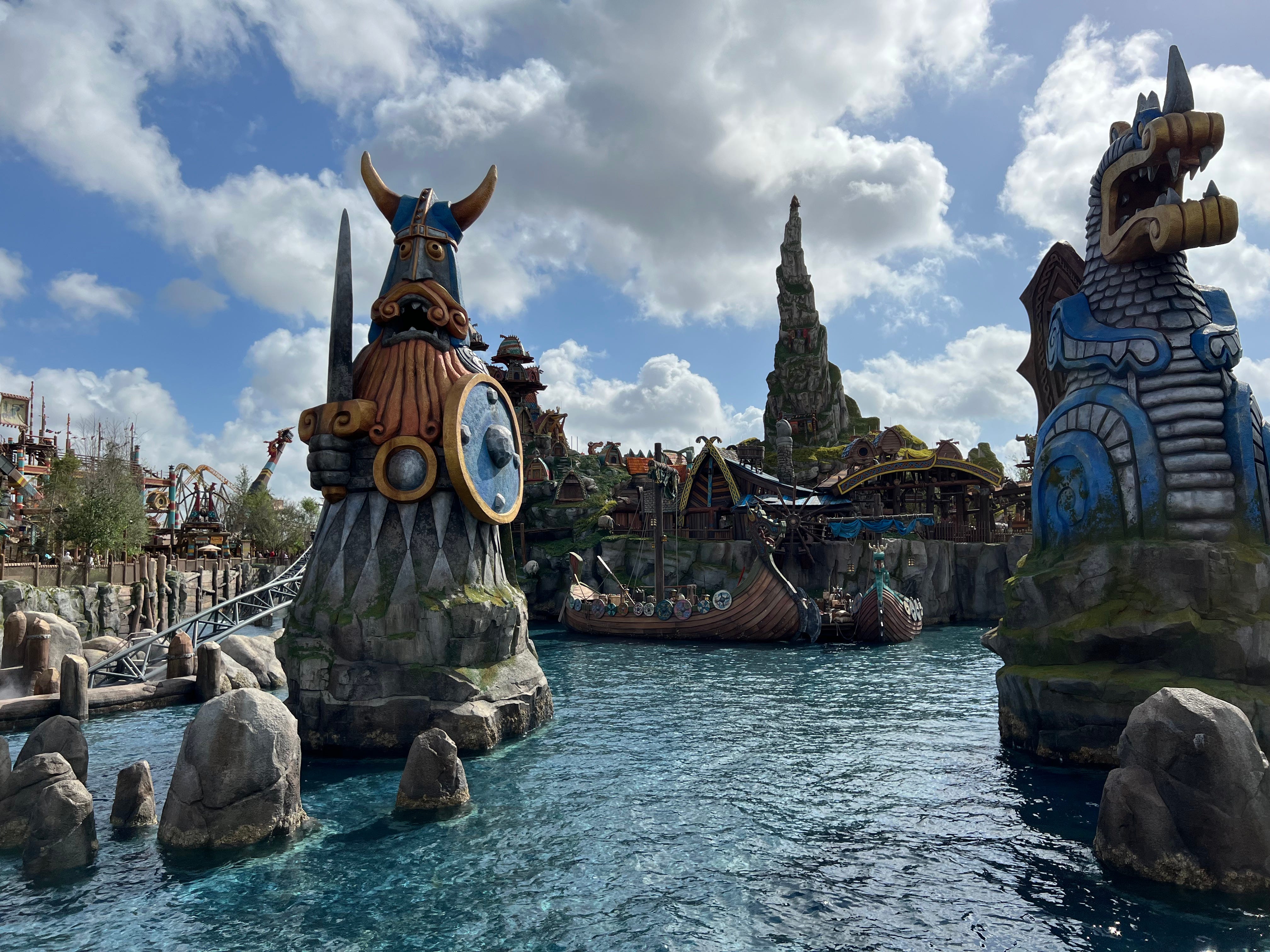 How to Train your Dragon - Isle of Berk area in Epic Universe, the new theme park in Universal Orlando Resort