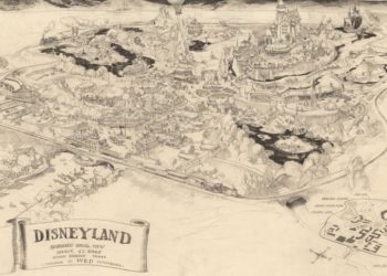 Early Disney Imagineering maps show the ‘lost lands’ of Disneyland, new book reveals