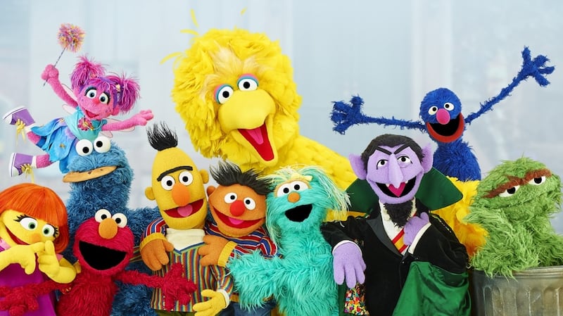 A photo of the characters from 'Sesame Street'