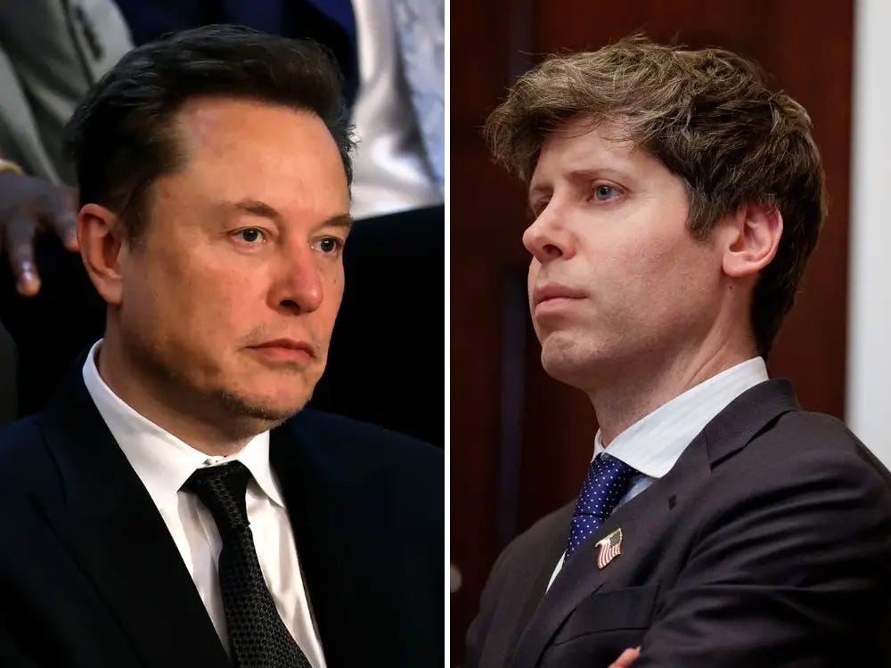 Elon Musk and Sam Altman