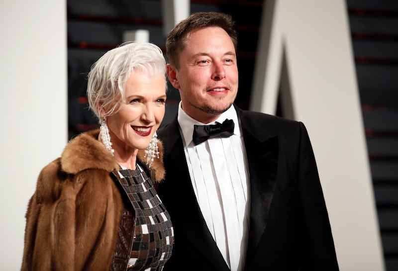 Maye Musk leapt to her son's defense