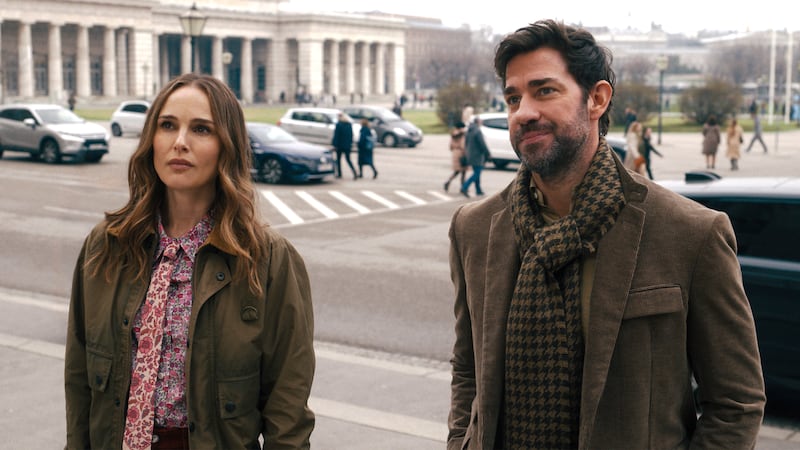 Natalie Portman and John Krasinski in Fountain of Youth.