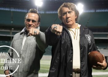 Exclusive First Image Of Nicolas Cage As Football Icon John Madden & Christian Bale As Raiders Owner Al Davis In Amazon MGM’s ‘Madden’