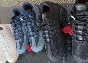 First Look at Levi’s Upcoming Nike Air Max 95 Sneakers and Apparel Collaboration