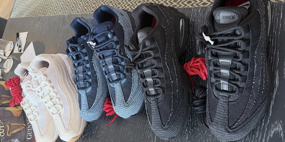 First Look at Levi’s Upcoming Nike Air Max 95 Sneakers and Apparel Collaboration