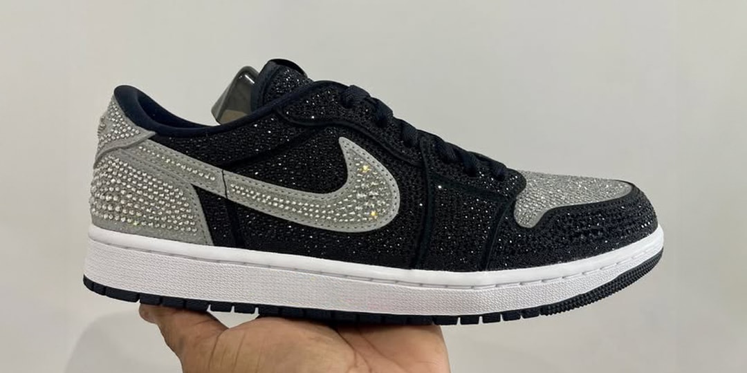 First Look at the $1,000 USD Swarovski x Air Jordan 1 Low OG