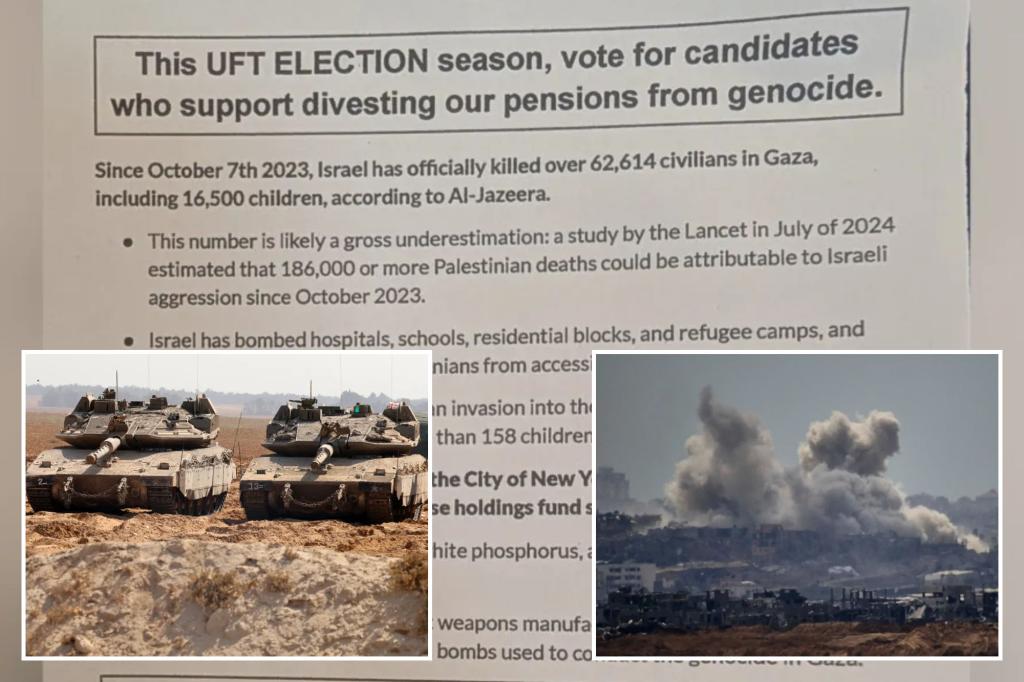 Flyer urging teachers to divest pension funds from Israel is illegally distributed in NYC schools: ‘Violated trust’