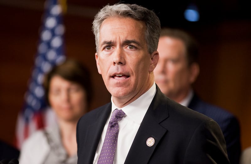 UNITED STATES - JULY 14: Rep. Joe Walsh, R-Ill., speaks at a news conference with other House republicans in the Capitol Visitor Center on the topics of a proposed balanced budget amendment and also the ongoing debt ceiling talks. (Photo By Tom Williams/Roll Call)