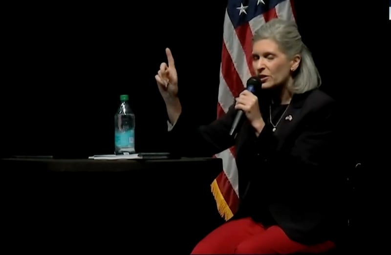 Sen. Joni Ernst was pressed over Trump's