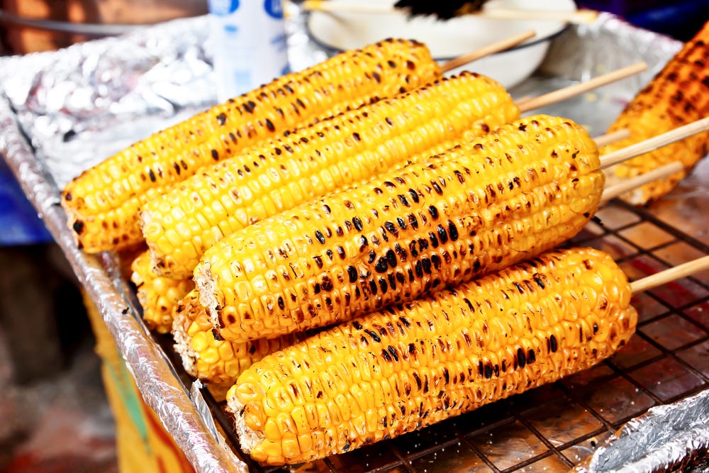 grilled corn on the cob summer food