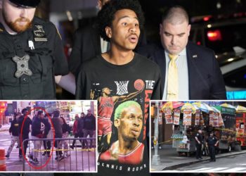 Gunman, 21, arrested in shooting of Times Square food vendor, claims self-defense: cops