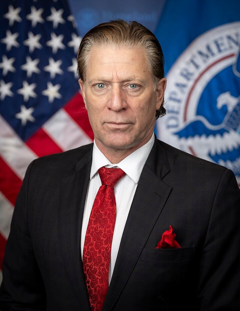 David Richardson’s official portrait. He warned staff in his first meeting at FEMA by saying, “Don’t get in my way, I will run right over you.”
