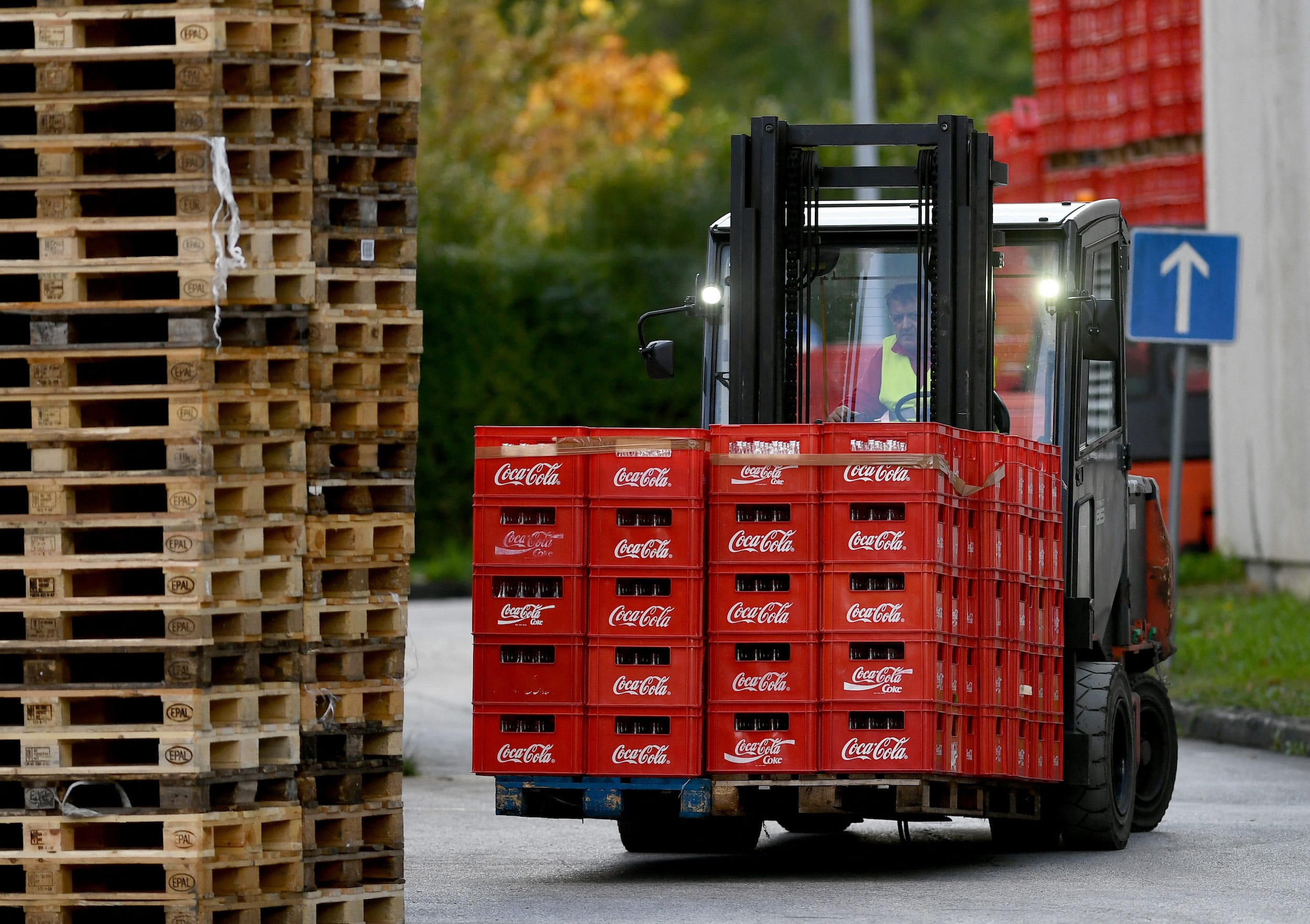 Coca-cola worker