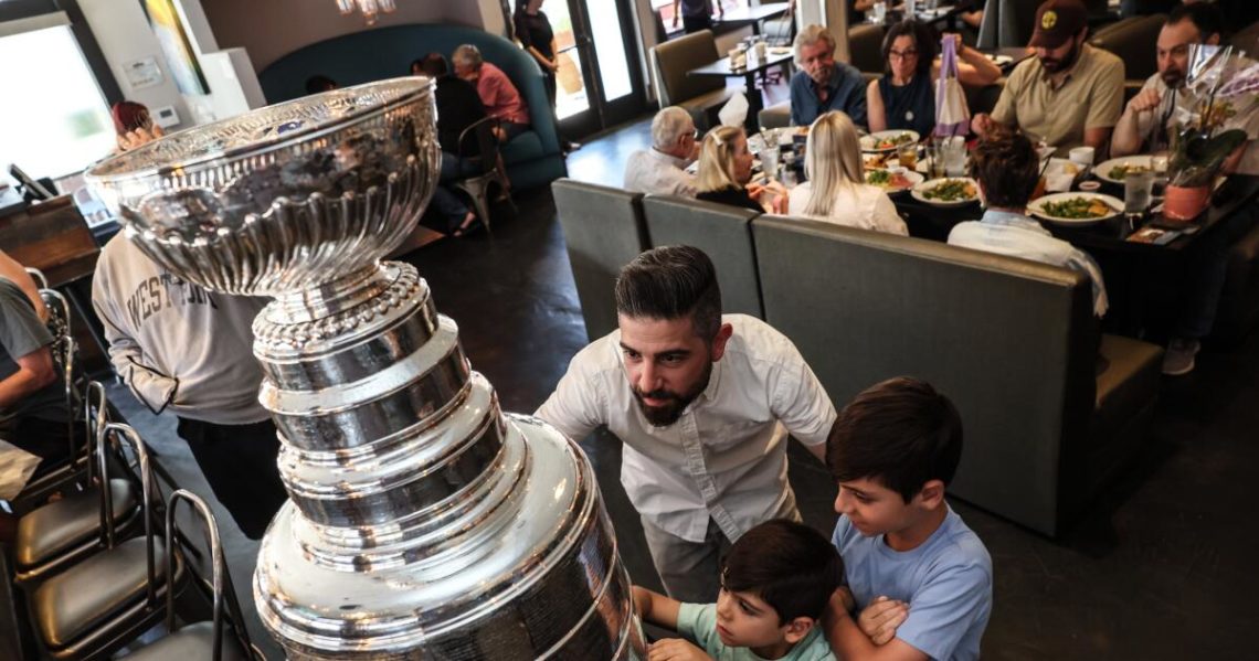 Hockey helped Nareg Dekermenjian bond with his students, earning him a Stanley Cup visit