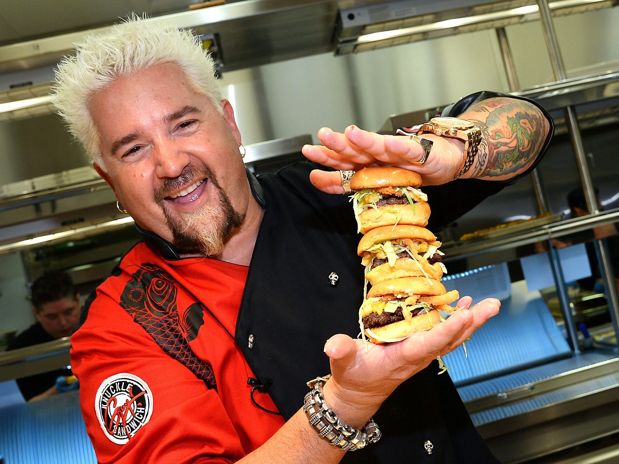 Guy Fieri burger