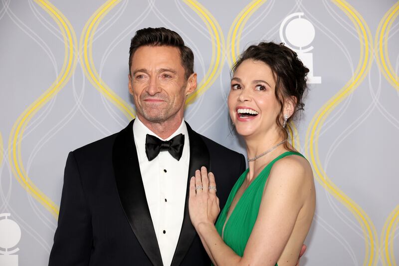 Sutton Foster is getting divorced amid rumours of a relationship with Hugh Jackman.