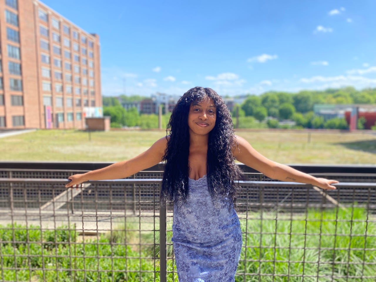 Author
Amaris Ramey smiling on Beltline walkway