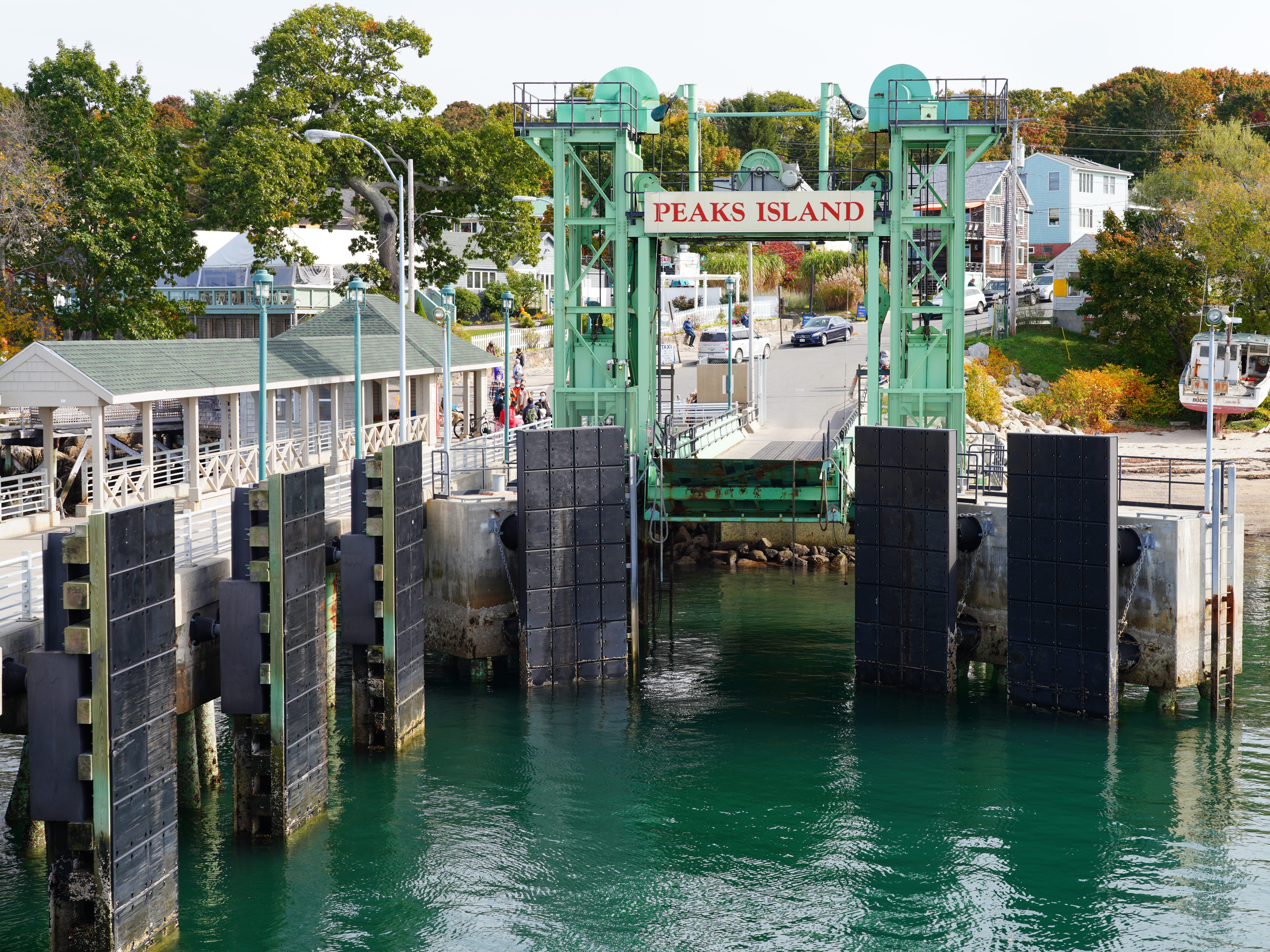 ferry port on peaks island