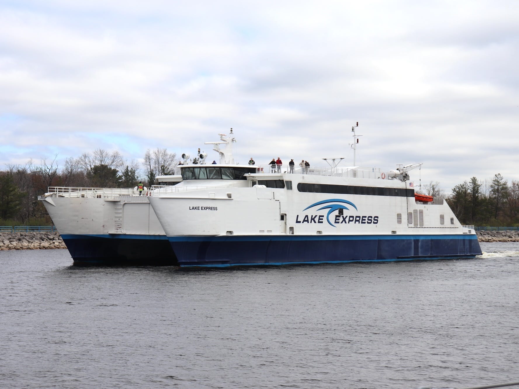 A Lake Express ferry.
