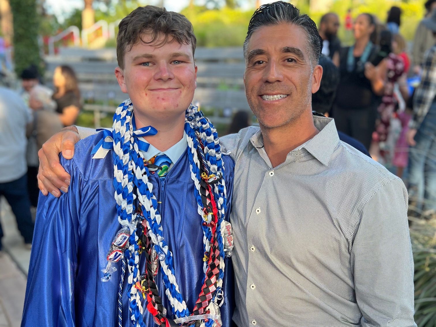 Kristina Varsho's son (left) with his Big (right)