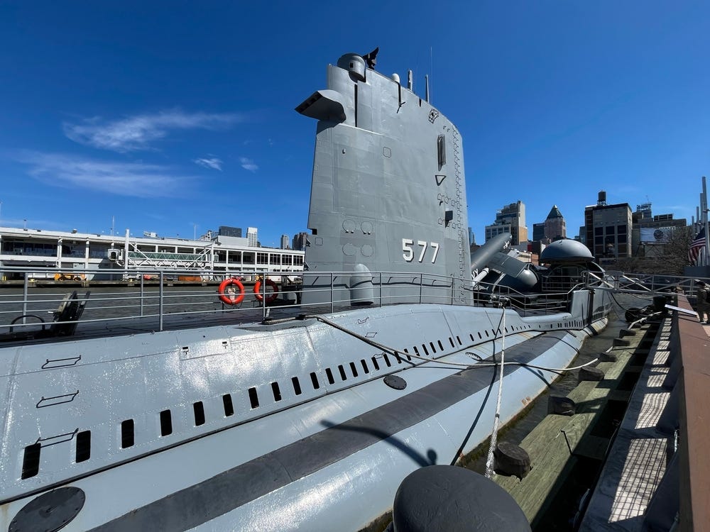 The Growler submarine at the Intrepid Museum.