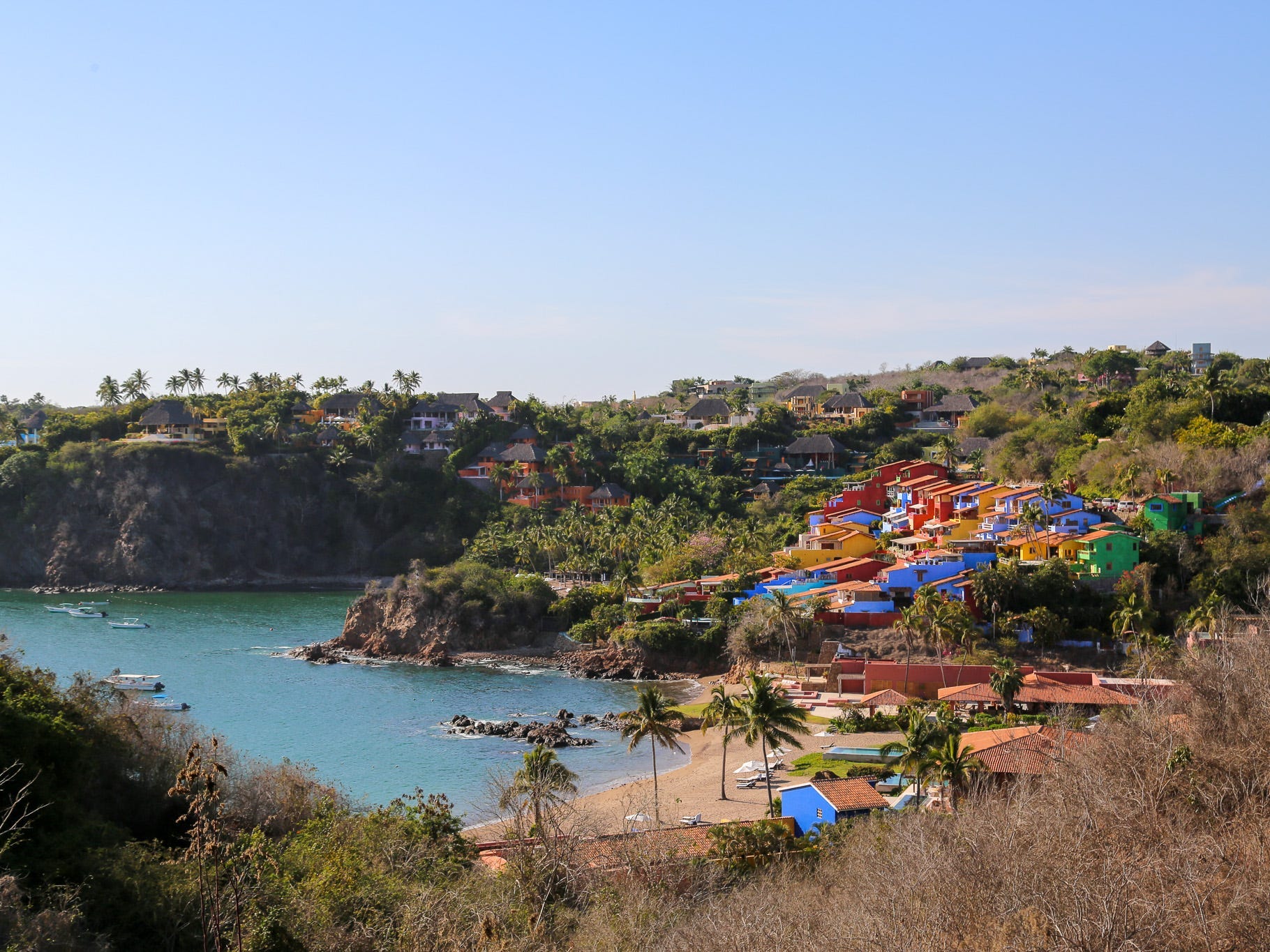 The casitas at Careyes.