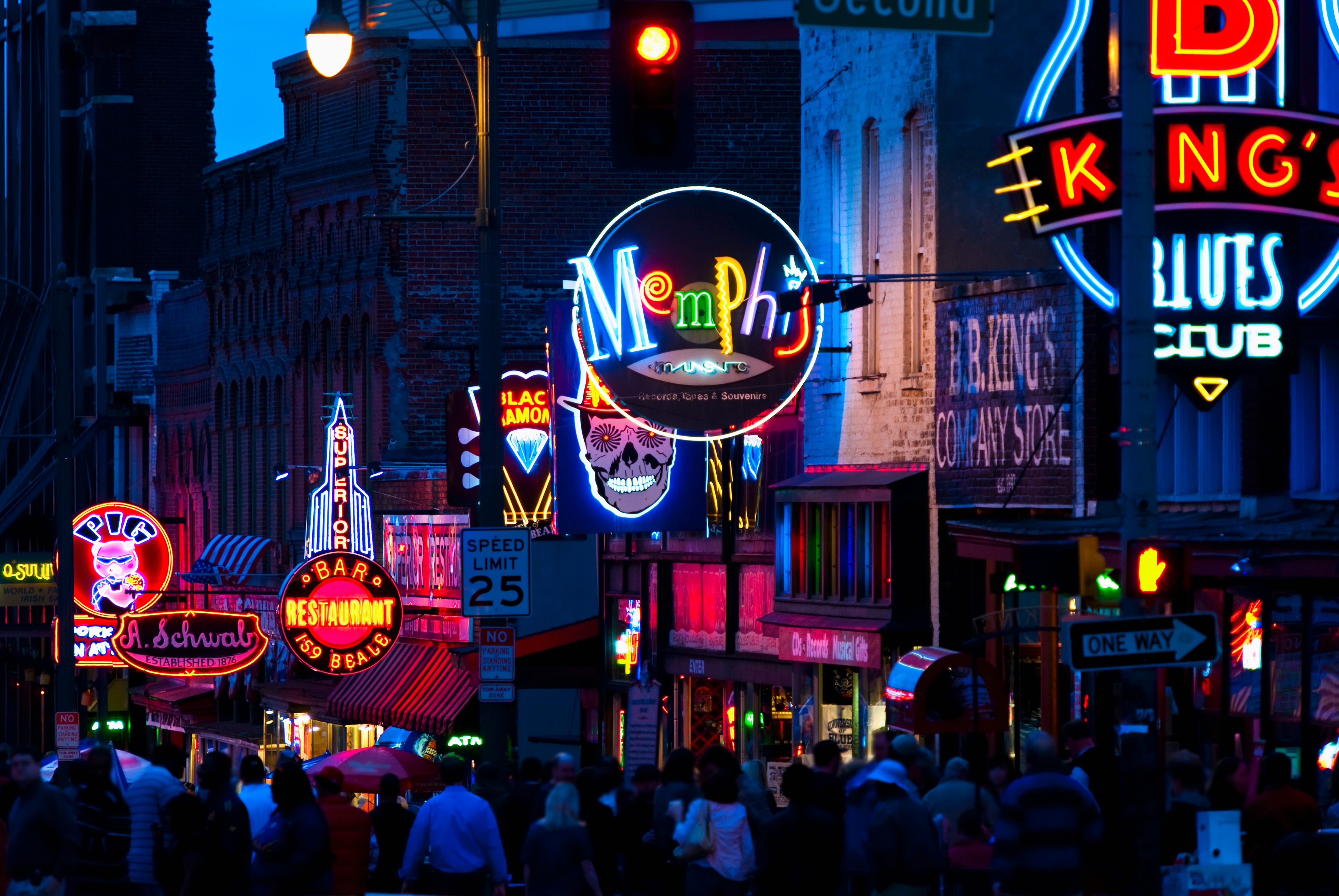 Signs in Memphis, Tennessee