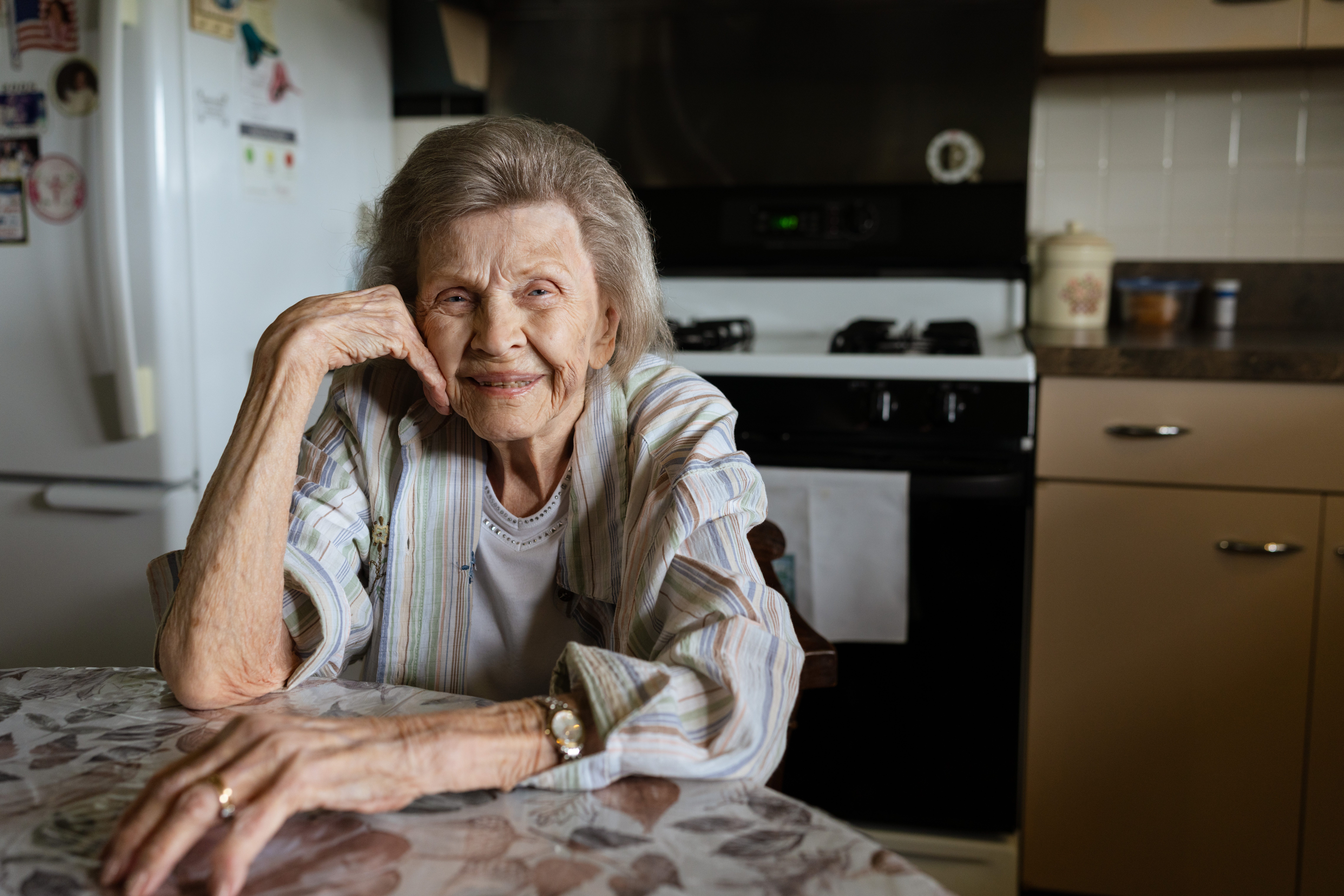Fay Pacchioli in her Kitchen