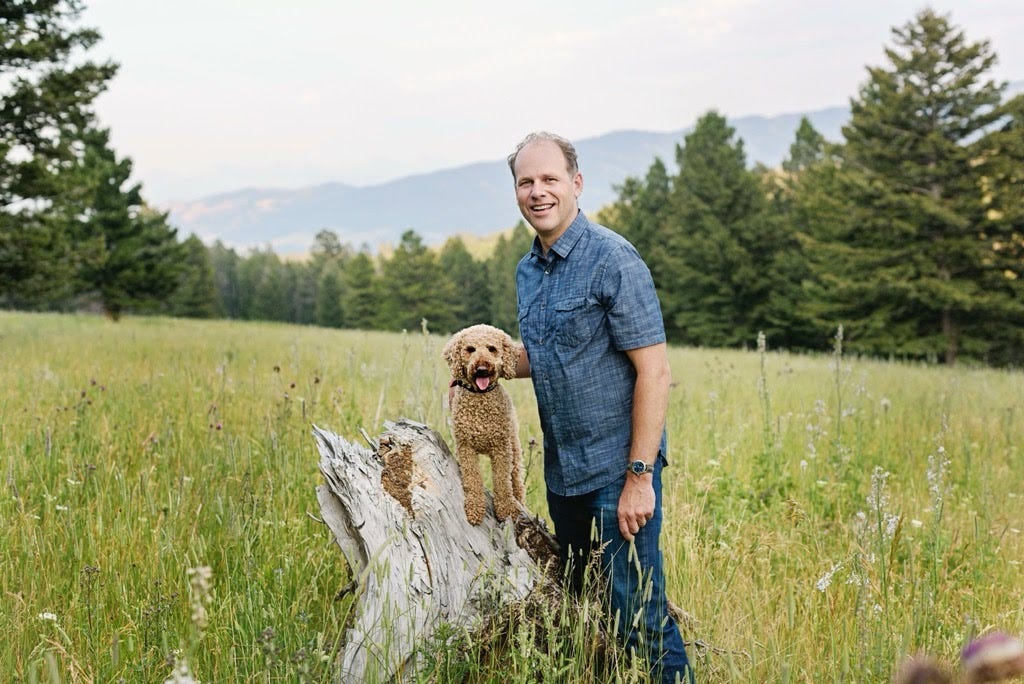 Spencer Williams and his dog