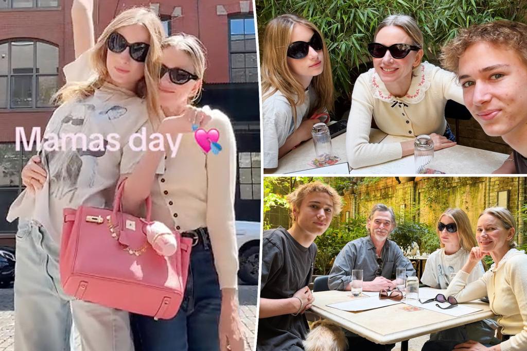 Inside Naomi Watts’ Mother’s Day celebration with son Sasha and daughter Kai
