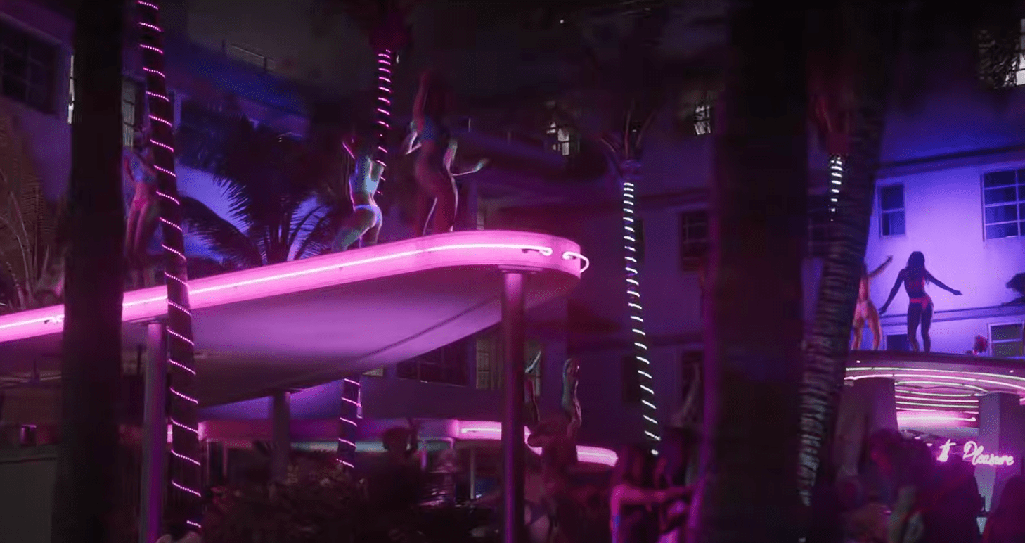 People dance on the roof of the Clevelander in GTA 6