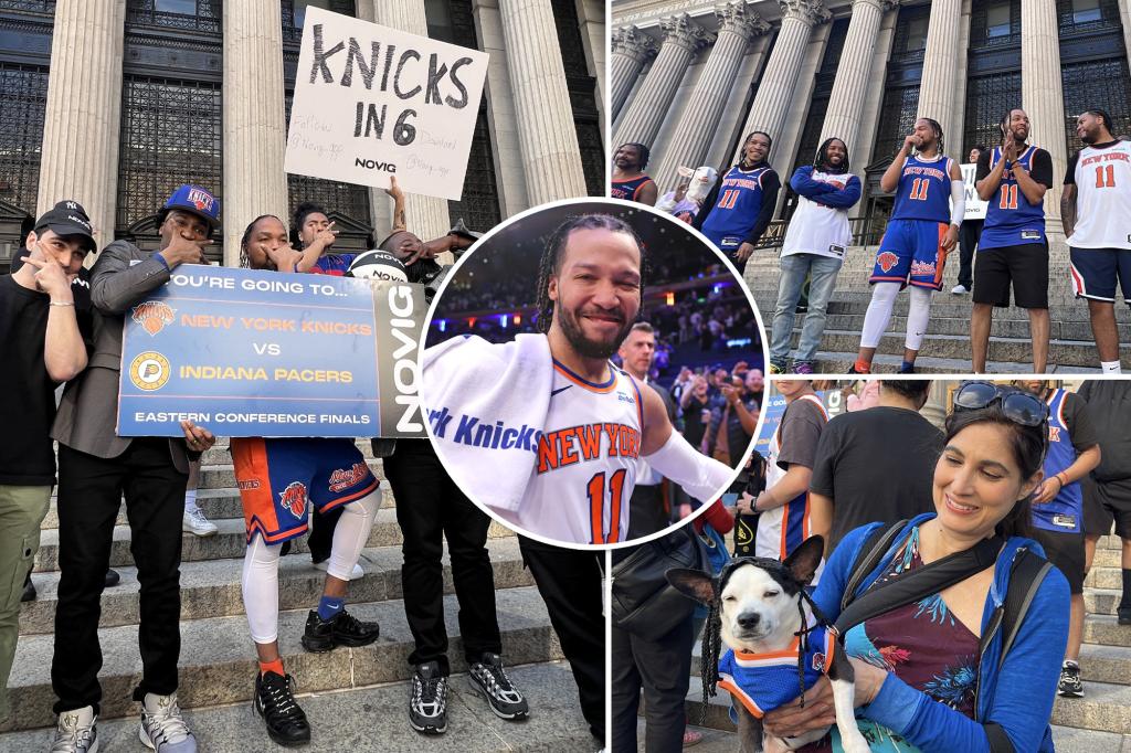 Jalen Brunson look-alike contest draws diehard Knicks fans to compete for Game 5 tickets – and Josh Hart helped pick winner