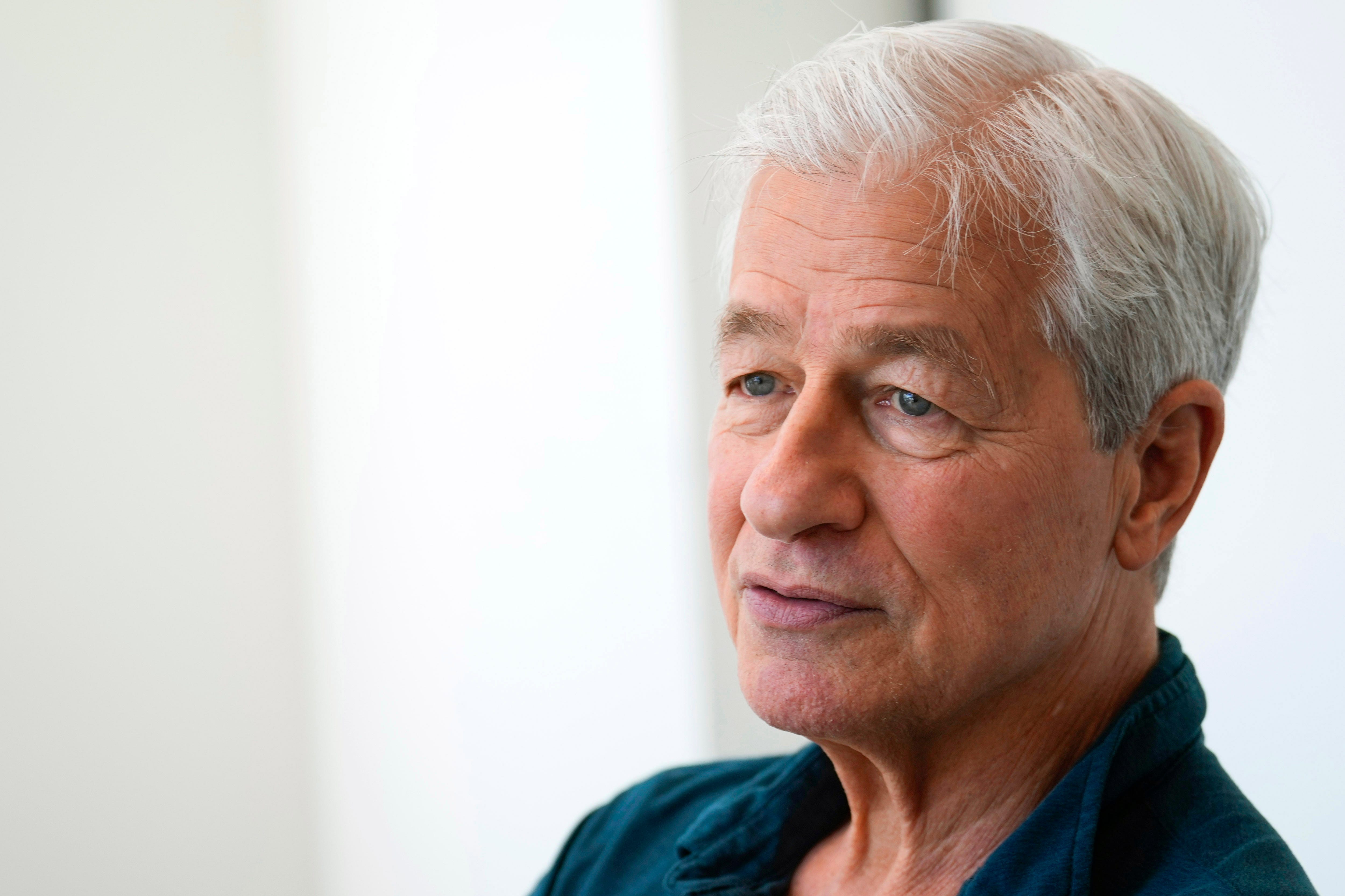 JPMorgan CEO Jamie Dimon looking ahead.