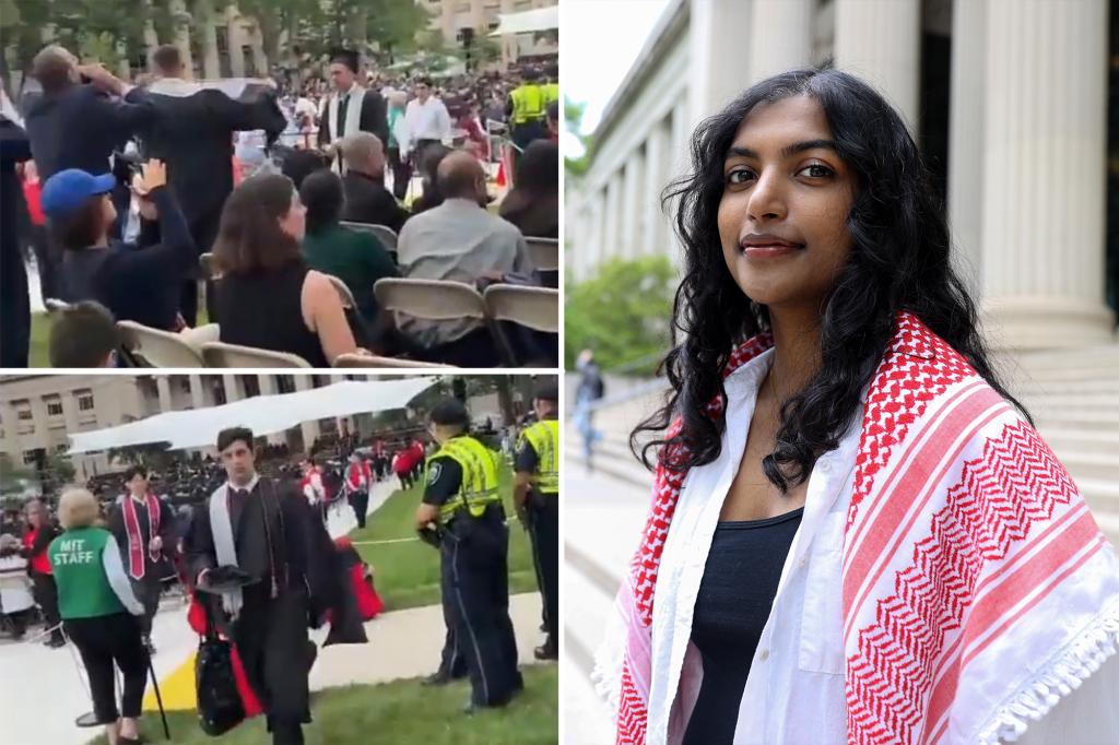 Jewish students walk out of MIT commencement after speaker accuses university of aiding Israel’s ‘genocide’